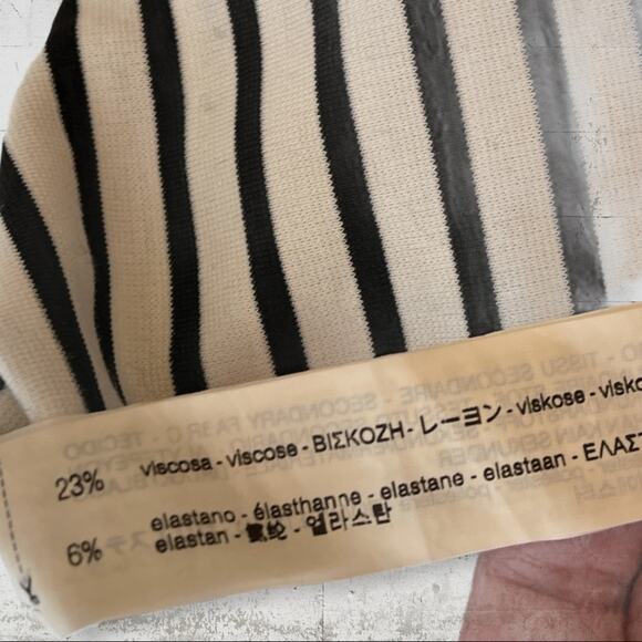 Zara Striped Tank Coastal Summer Dress Size Small Nautical Preppy - Picture 5 of 7